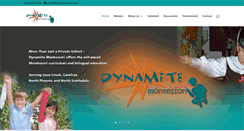 Desktop Screenshot of dynamitemontessori.com